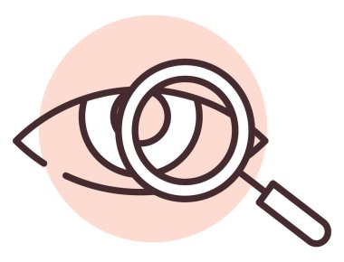 Pazarlama görünümü araştırması, illüstrasyon, beyaz arkaplan üzerindeki vektör.