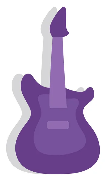 Musik Gitarre Illustration Vektor Auf Weißem Hintergrund — Stockvektor