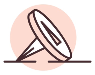 Ofis tuşu, illüstrasyon, beyaz arkaplan üzerindeki vektör.