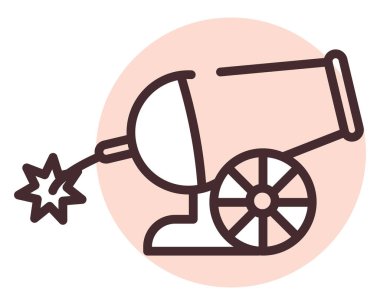 Havai fişekler, illüstrasyon, beyaz arkaplan vektörü.