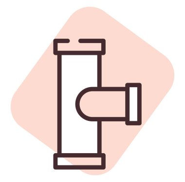 Kanalizasyon, illüstrasyon, beyaz arkaplan vektörü.