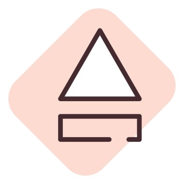 Ortam durdurma, illüstrasyon, beyaz arkaplan üzerindeki vektörü oynat.