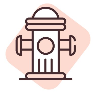 Tesisat ısıtma, illüstrasyon, beyaz arkaplan üzerindeki vektör.