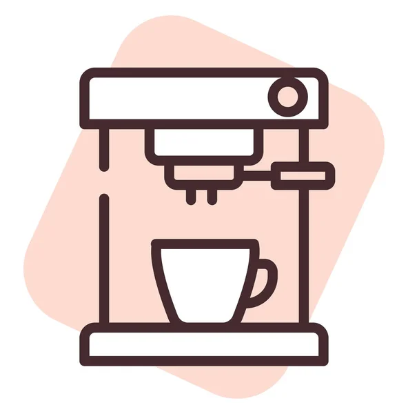 Büro Kaffee Illustration Vektor Auf Weißem Hintergrund — Stockvektor