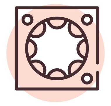 Tesisat drenajı, illüstrasyon, beyaz arkaplan vektörü.