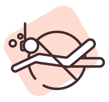 Beyaz arka planda resimleme ve vektöre izin verilmiyor.