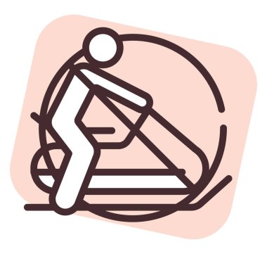 Havuzda jet yok, illüstrasyon, beyaz arka planda vektör.