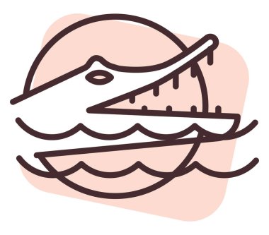 Havuz ve plaj hizalayıcısı şişirilebilir, illüstrasyon, beyaz arkaplan üzerinde vektör.