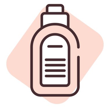 Yazdırma etiketleri, illüstrasyon, beyaz arkaplan üzerindeki vektör.