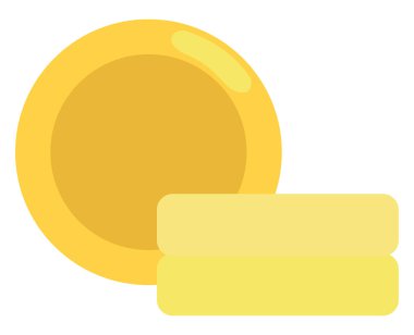 Aziz Patrick Günü paraları, illüstrasyon, beyaz arkaplanda vektör.