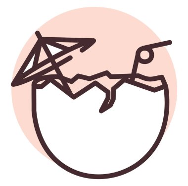 Yaz kuyruğu, illüstrasyon, beyaz arkaplan üzerindeki vektör.