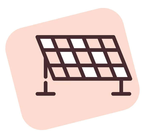 Smart Houses Sun Power Illustration Vektor Auf Weißem Hintergrund — Stockvektor