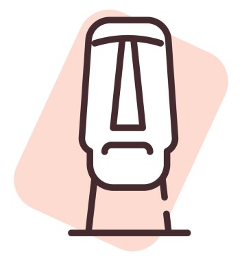 Şili 'de seyahat, illüstrasyon, beyaz arkaplan üzerindeki vektör.