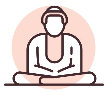 Seyahat eden Hindistan, illüstrasyon, beyaz arkaplan üzerindeki vektör.