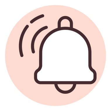 Beyaz arkaplanda UI bildirimi, illüstrasyon, vektör.