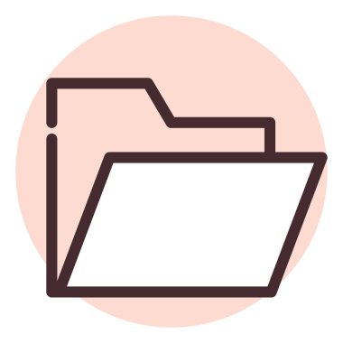 Beyaz arkaplanda UI dizini, illüstrasyon, vektör.