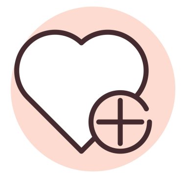 Ui favorisi, illüstrasyon, beyaz arkaplan üzerindeki vektör.