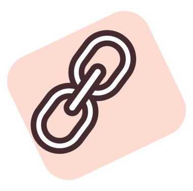 Kullanıcı Bağlantısı, illüstrasyon, beyaz arkaplan üzerindeki vektör.