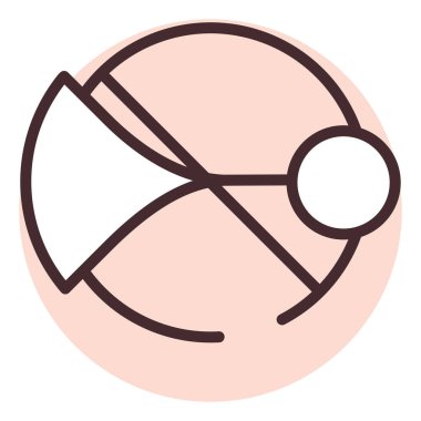 Uyarı işareti: Gürültü yok, illüstrasyon yok, beyaz arkaplan üzerinde vektör.