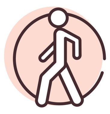 Beyaz arkaplanda uyarı işareti yayası, illüstrasyon, vektör.