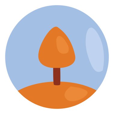 Çam ağacı, illüstrasyon, beyaz arkaplandaki vektör.