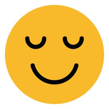 Video düzenleyici emoji, illüstrasyon, beyaz arkaplan üzerindeki vektör.