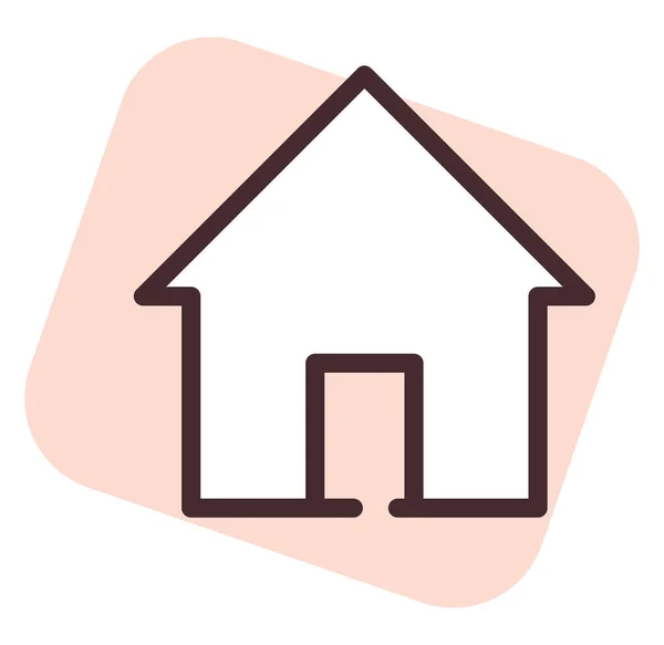 Home Illustratie Vector Witte Achtergrond — Stockvector