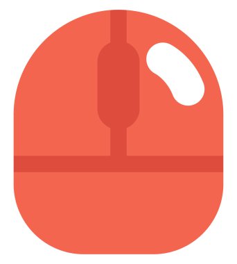 Fare aygıtı, illüstrasyon, beyaz arkaplan üzerindeki vektör.