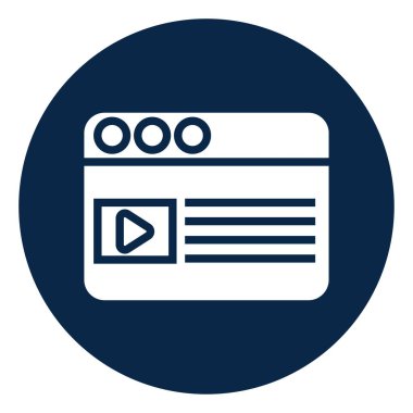 Bloglama sitesi, illüstrasyon, beyaz arkaplan üzerindeki vektör.