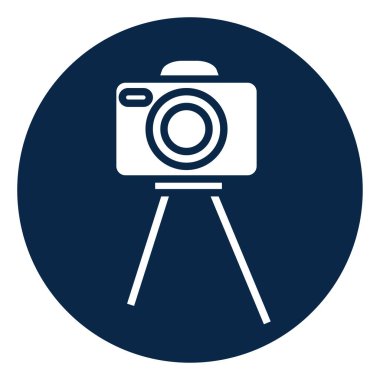 Bloglama kamerası, illüstrasyon, beyaz arkaplan üzerindeki vektör.