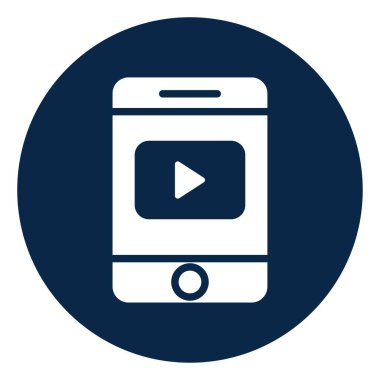 Bloglama cep telefonu, illüstrasyon, beyaz arkaplan üzerindeki vektör.