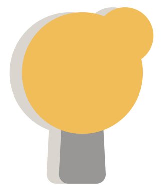 Şehir ağacı, illüstrasyon, beyaz arkaplandaki vektör.