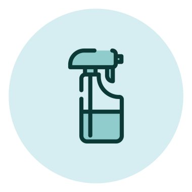 Cam sprey, illüstrasyon, beyaz arkaplanda vektör..