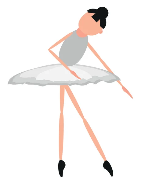 Movimiento Ballet Coupe Ilustración Vector Sobre Fondo Blanco — Archivo Imágenes Vectoriales
