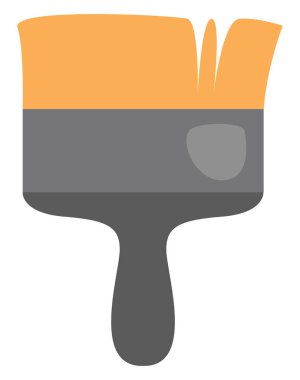 Yapı fırçası, illüstrasyon, beyaz arkaplan üzerindeki vektör.