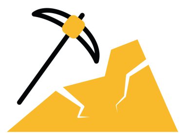 Beyaz zemin üzerinde ham metal veri, illüstrasyon, vektör.