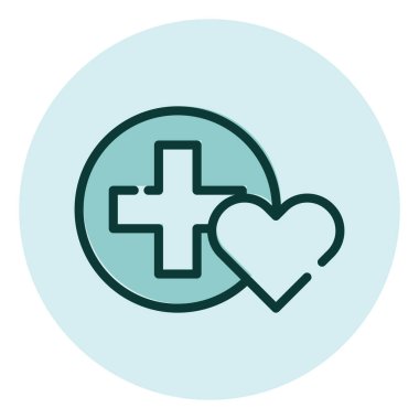 Bağış ve bağış sağlık, illüstrasyon, beyaz arkaplan üzerindeki vektör.