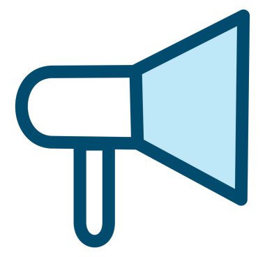 Beyaz zemin üzerinde yarış hoparlörü, illüstrasyon, vektör.