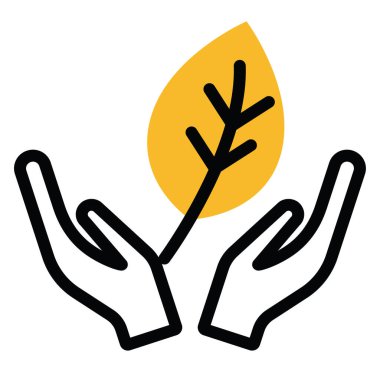 Ekolojiyi, illüstrasyonu, beyaz arkaplandaki vektörü kaydet.