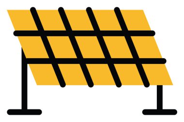 Eko güneş sistemi, illüstrasyon, beyaz arkaplan üzerindeki vektör.