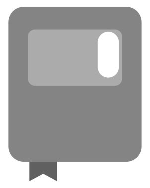 Eğitim kitabı, illüstrasyon, beyaz arkaplan üzerindeki vektör.