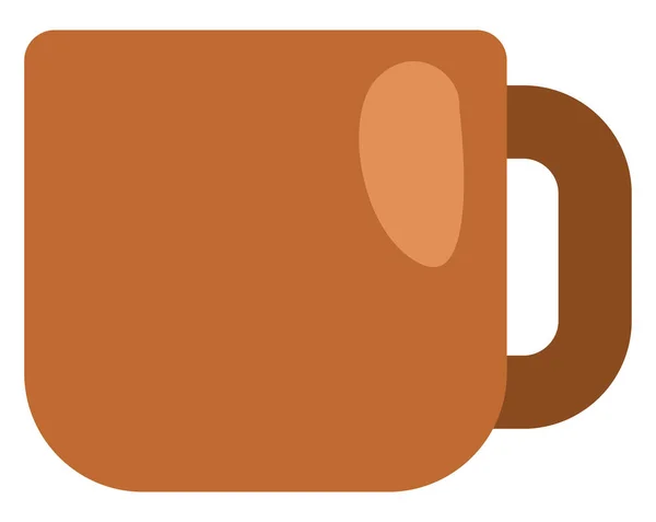 Tasse Café Illustration Vecteur Sur Fond Blanc — Image vectorielle