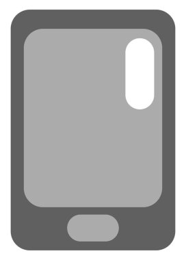 Eğitim telefonu, illüstrasyon, beyaz arkaplan üzerindeki vektör.