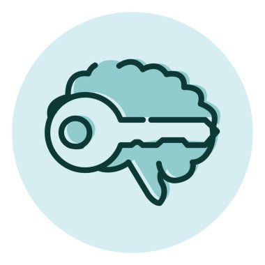 Açık fikirli eğitim, illüstrasyon, beyaz arkaplanda vektör.