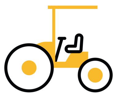 Sert teçhizat mobil araç, illüstrasyon, beyaz arkaplan üzerindeki vektör.