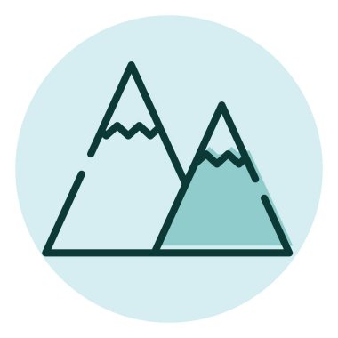 Yürüyüş hobisi, illüstrasyon, beyaz arka planda vektör.