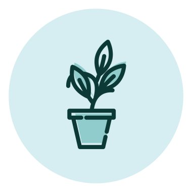 Bahçıvanlık hobisi, illüstrasyon, beyaz arka planda vektör.