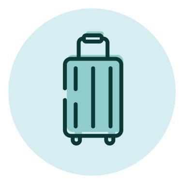 Seyahat hobisi, illüstrasyon, beyaz arka planda vektör.