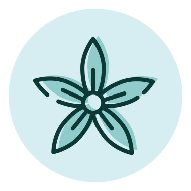 Otel spa 'sı, illüstrasyon, beyaz arkaplan üzerindeki vektör.