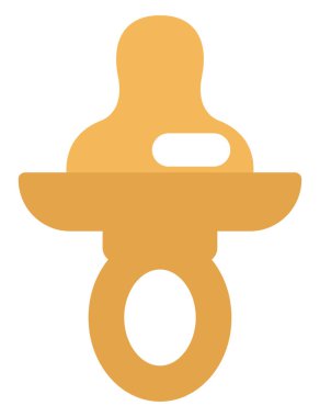 Beyaz arka planda anaokulu emziği, illüstrasyon, vektör.